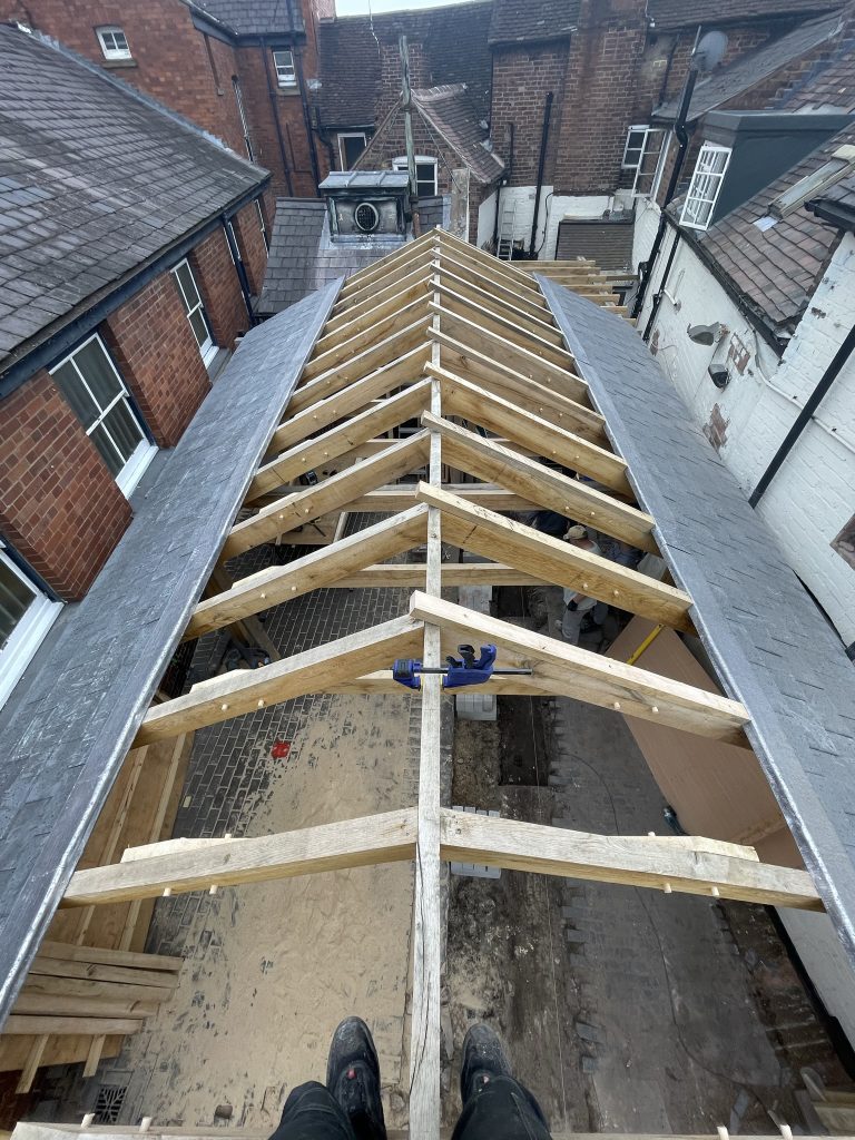 Oak And Slate Roof