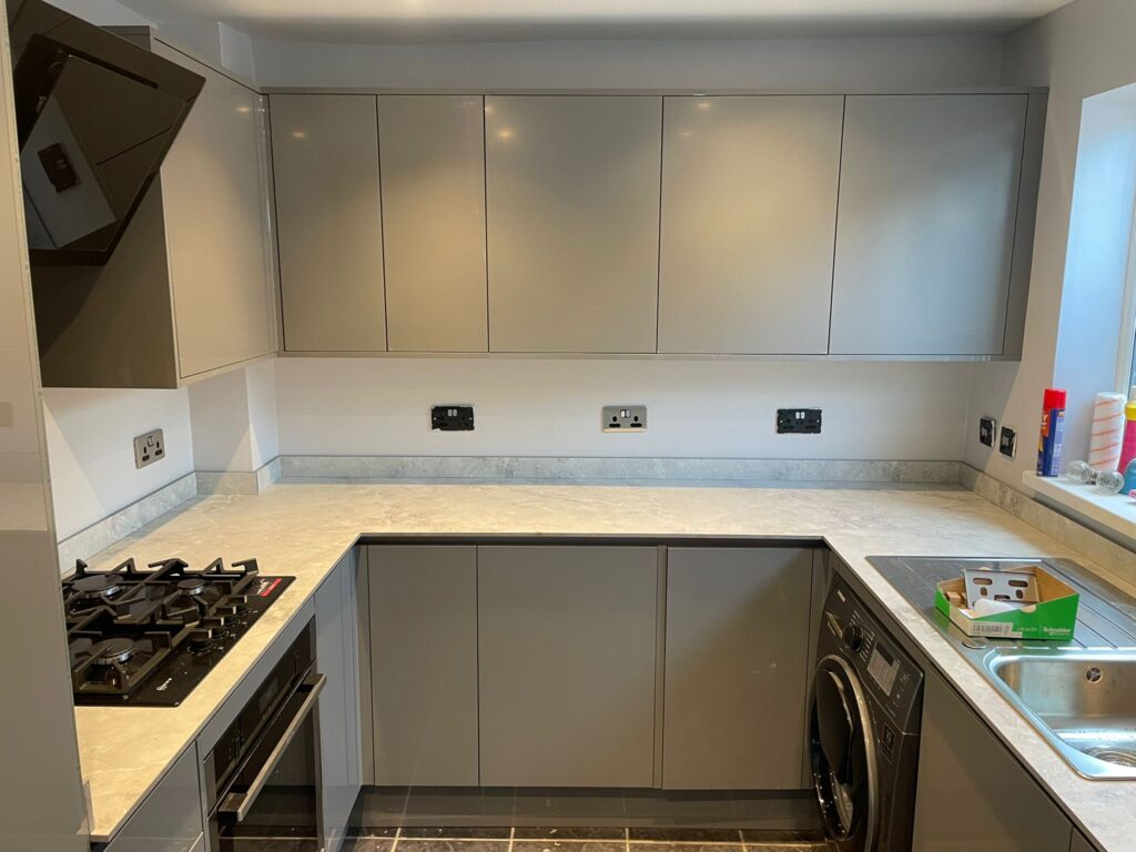 Handleless Kitchen Solid Worktops Zenith Worktop